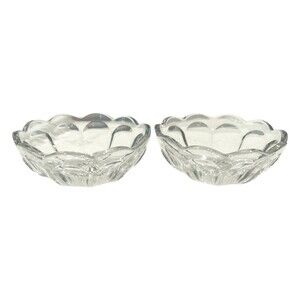 Vintage Heisey "Colonial" Clear Glass Small Bowls (Set of 2)